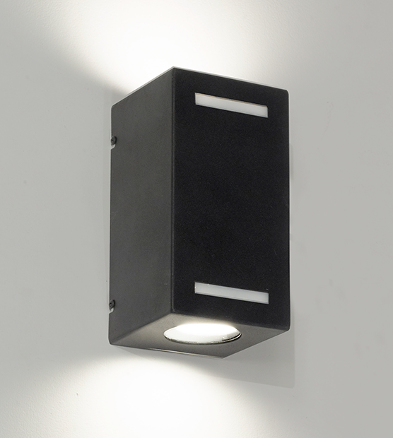 BIDIRECCIONAL RECTANGULAR GU10 NEGRO SAN JUSTO